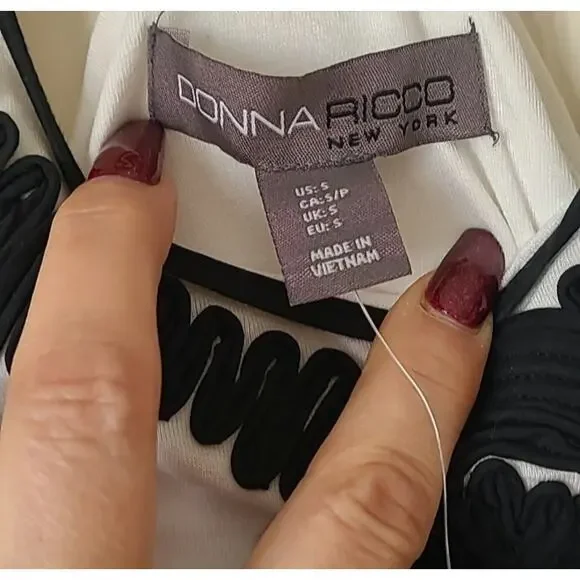 Women's Donna Ricco New York Formal Maxi Dress Size Small - Picture 3 of 6